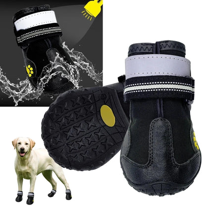 Poochy Booties - Reflective Waterproof Boots