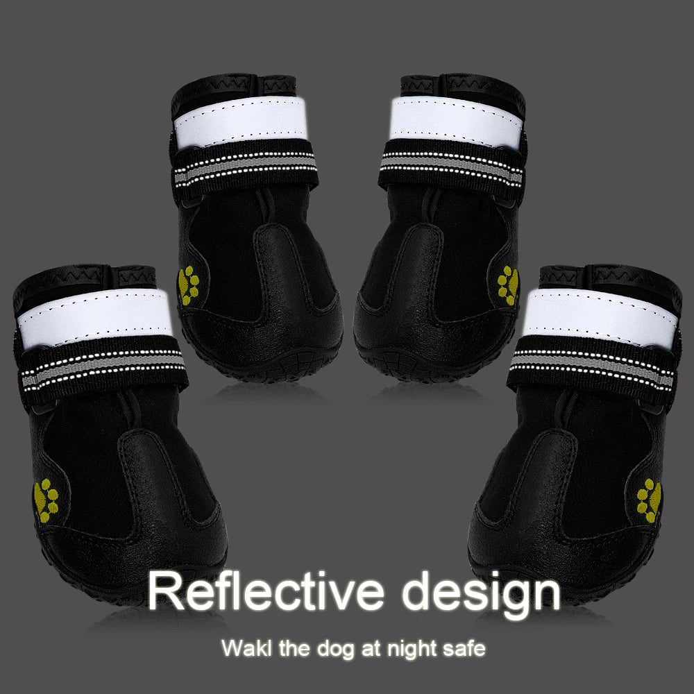 Poochy Booties - Reflective Waterproof Boots