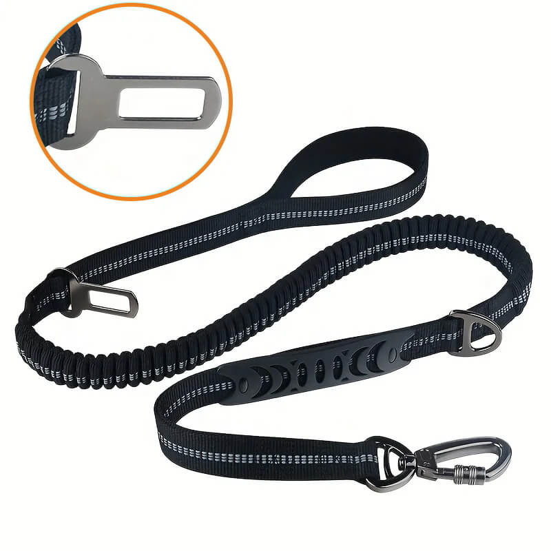 Extended Heavy Duty Bungee Leash Safety Belt Buckle