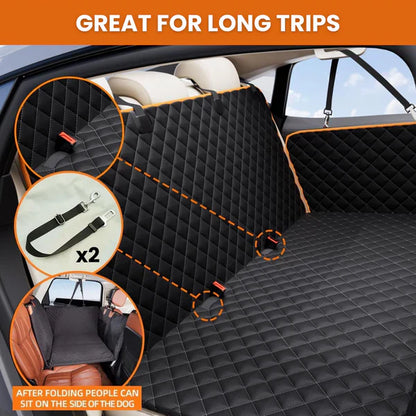 RuffRover 2.0™ - Hard Bottom Dog Car Seat Protector + (FREE Dog Bed)