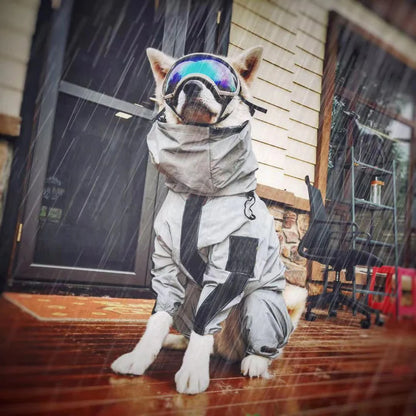 GlowGuard™ Reflective Waterproof Dog Coat for All Seasons