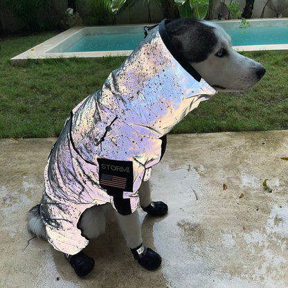 GlowGuard™ Reflective Waterproof Dog Coat for All Seasons