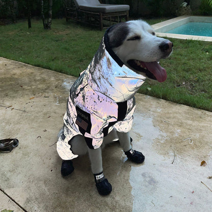 GlowGuard™ Reflective Waterproof Dog Coat for All Seasons